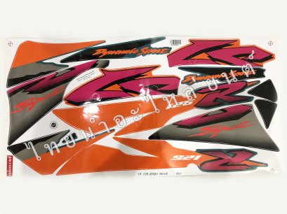 สติ๊กเกอร์ LS125 2001 [ติดรถ สีเขียว]