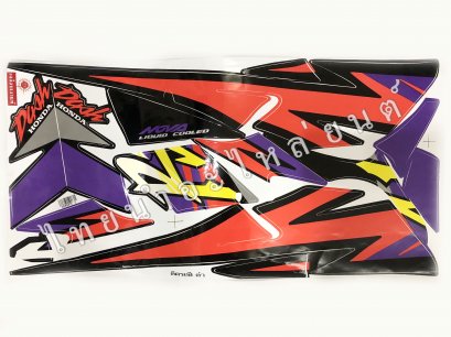 สติ๊กเกอร์ Dash RS ปี 97 [ติดรถ สีดำ]