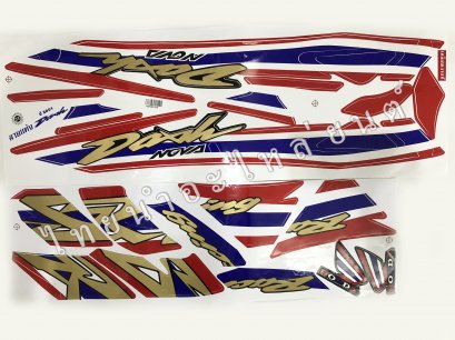 สติ๊กเกอร์ Dash RS 2001 [ลายธงชาติ]