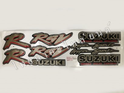 สติ๊กเกอร์ RGV ปี 92 [ติดรถ สีน้ำเงิน ดำ]