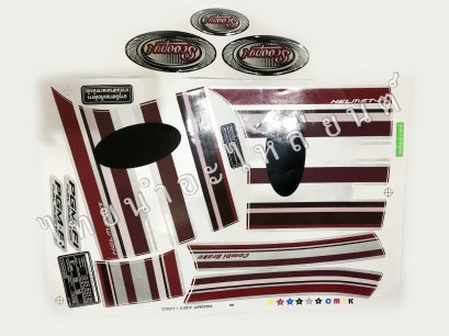 สติ๊กเกอร์ Scoopy-I Club12 รุ่น 19 2014  [ติดรถ สีเทา]