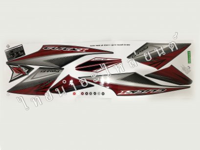 สติ๊กเกอร์ Click-I รุ่น18 2011 [ติดรถ สีดำ แดง]