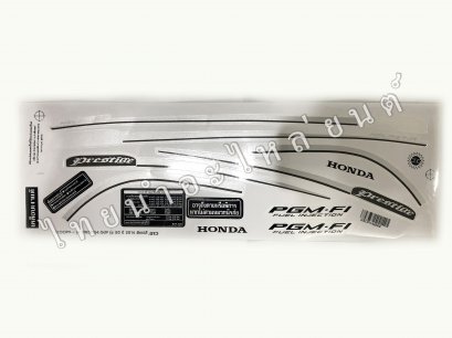 สติ๊กเกอร์ Scoopy-I 2014 รุ่น 20  [ติดรถ สีขาว]