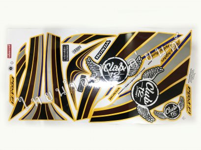 สติ๊กเกอร์ Scoopy-I Club12 2016 รุ่น 22  [ติดรถ สีเหลือง]