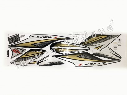 สติ๊กเกอร์ Click-I Forward 2011 รุ่น 19 [ติดรถ สีดำ]