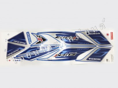 สติ๊กเกอร์ Click Tune-Up 2010 รุ่น 15 [ติดรถ สีน้ำเงิน]