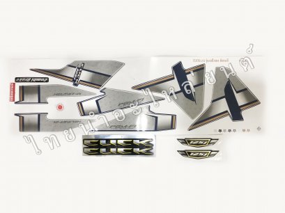 สติ๊กเกอร์ Click125-I Combi 2014 รุ่น10 [ติดรถ สีน้ำเงิน]