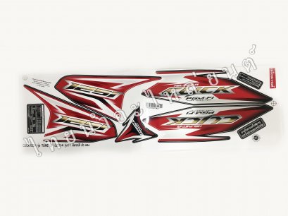 สติ๊กเกอร์ Click125-I Tune-Up 2014 รุ่น11 [ติดรถ สีดำแดง]