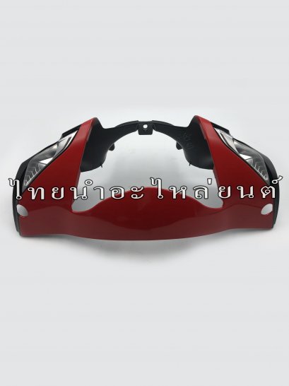 หน้ากากท่อนหน้า Wave100K แท้ HONDA [R263 แดงส้ม]