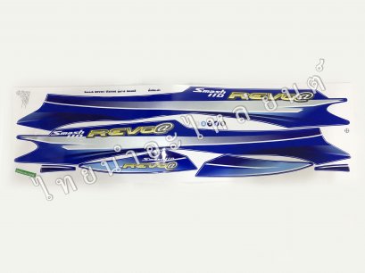 สติ๊กเกอร์ Smash Revo รุ่น 16 2008 [ติดรถ สีน้ำเงิน]