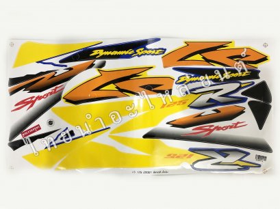 สติ๊กเกอร์ LS125 2001 [ติดรถ สีน้ำเงิน]