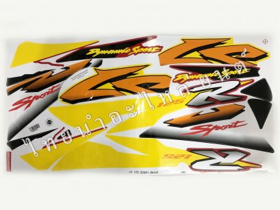 สติ๊กเกอร์ LS125 2001 [ติดรถ สีขาว]