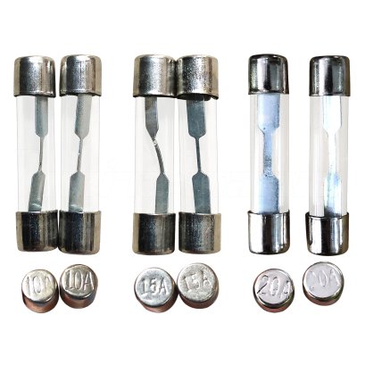 ฟิวส์หลอดยาวคู่ 10AM /15AM / 20AM ยี่ห้อ Nippon