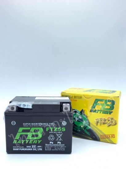 แบตเตอร์รี่แห้ง 12V 5แอม ยี่ห้อ FB รุ่น FTZ5