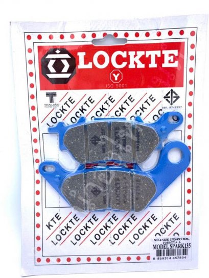 ผ้าดิสหน้า Spark135 / Fino ยี่ห้อ LOCKTE