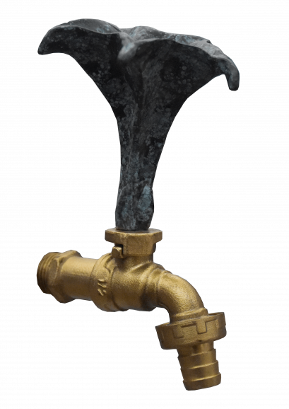 ก๊อกสนาม - ดอกลำโพง (เขียวดำ)