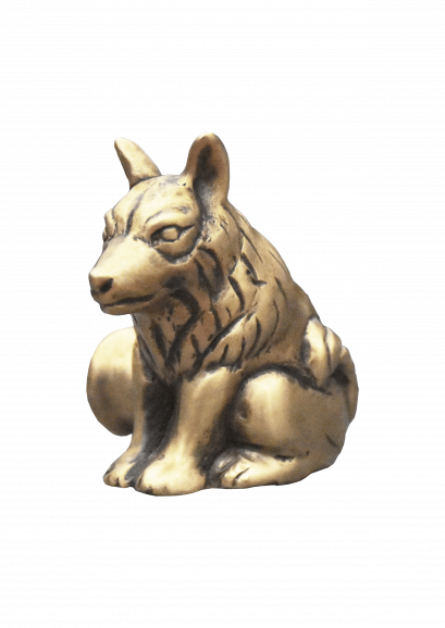 มือจับ - สุนัขนั่ง