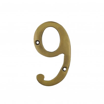 ตัวเลขบาง เรียบ - 9