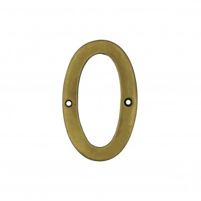 ตัวเลขหนา เรียบ - 0