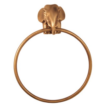 ห่วงแขวนผ้า - ช้างก้านกล้วย