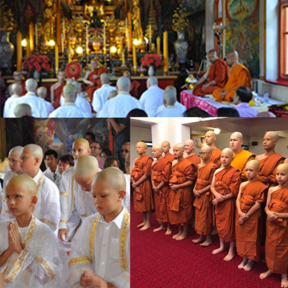 วัดพุทธปทีป กรุงลอนดอน จัดบวชพระ-สามเณรฤดูร้อน 