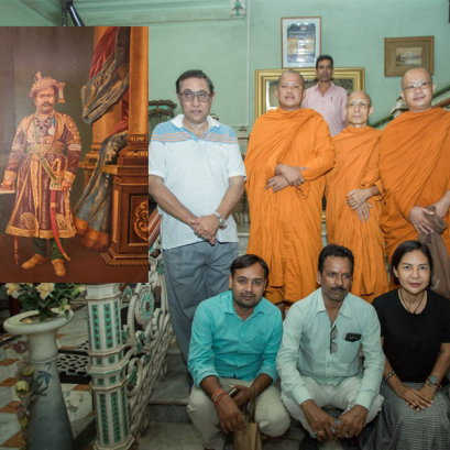 "เจ้ามัลละกษัตริย์นิมนต์พระสงฆ์ไทยฉันภัตตาหารในวัง"