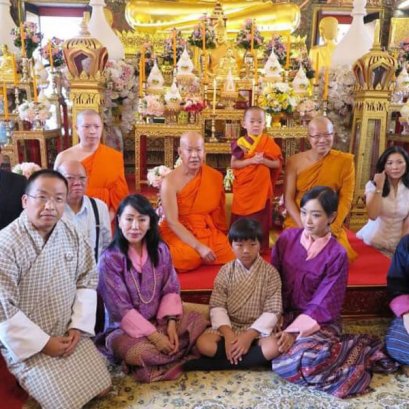 "ลามะน้อย แห่งภูฏาน เสด็จฯ เยือนวัดสระเกศ" 