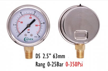 0-25BAR Dia 2.5&quot; 63MM ( 0-350Psi)