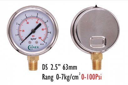 0-7kg/cm2 Dia 2.5&quot; 63MM ( 0-100Psi)