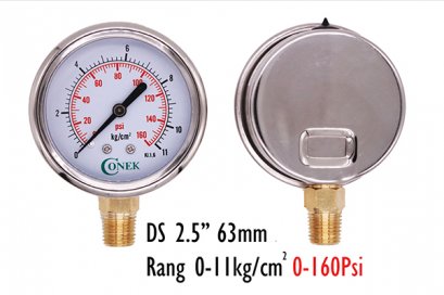 0-11KG/CM2 Dia 2.5" 63MM ( 0-160Psi)