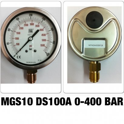 -1-9 BAR Nuovafima หน้าปัด 2,5 นิ้ว เกลียวออกล่างทองเหลือง 1/4&quot;