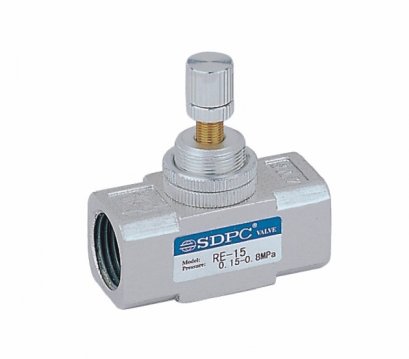 RE series One-way throttle valve