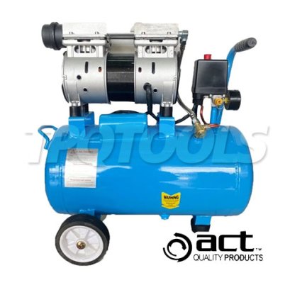 AA-24L ปั๊มลมออยฟรี เก็บเสียงไร้น้ำมัน ขนาด 24 ลิตร 550W/1400RPM/60DB NOISE ACT