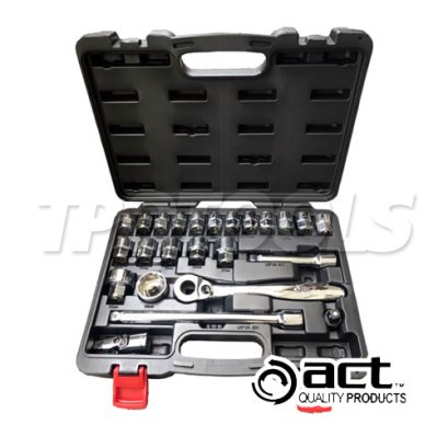 ACT8041-241 บล็อกชุดชนิดลูกบล็อกสั้นพิเศษ 24 ตัว 22H (1/2&quot; SQ.DR.)