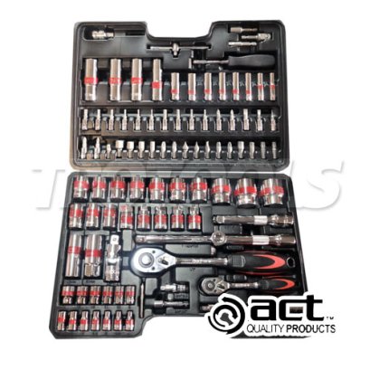 บล็อกชุดพร้อมเครื่องมือช่าง 97 ตัว ACT-4897E ( SQ.DR. 1/4-1/2 )