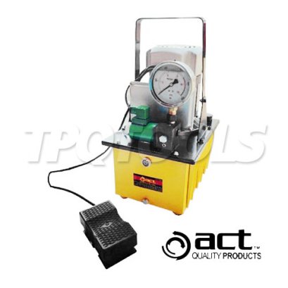ACT-630S ปั๊มไฮโดรลิคใช้ไฟฟ้า 0.75KW STORAGE OIL CAPACITY 8 ลิตร แบบขาเหยียบ ใช้กับกระบอกไฮโดรลิค SINGLE ACTING CYLINDER &quot;ACT&quot;