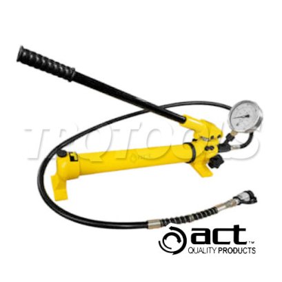ACT-700PSG ปั๊มไฮโดรลิคมือโยก (ONE WAY VALVE) ใช้กับน้ำมัน 700CC. กำลังอัด 700BAR / 10000PSI "ACT"