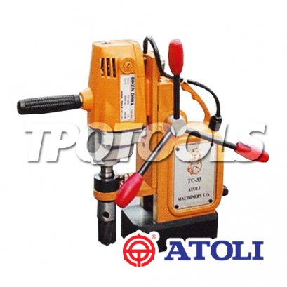 TC-33 สว่านแท่นแม่เหล็กไฟฟ้พร้อมฐาน  11-35 มม. &quot;ATOLI&quot; รุ่น TC-33