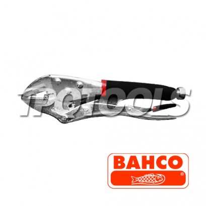 WT0330-10W คีมล็อคด้ามหุ้มยาง ปากตรง 10&quot; (250 มม.) BAHCO