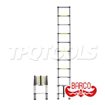 TPQ-BAMST11 บันไดยืดหดอเนกประสงค์ ทรงพาด (อลูมิเนียม) 11 ขั้น 4.3 เมตร "BARCO"