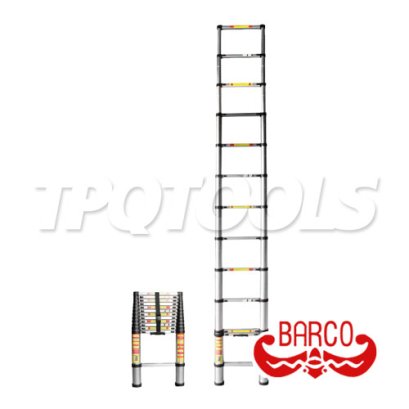 TPQ-BAMST13 บันไดยืดหดอเนกประสงค์ ทรงพาด (อลูมิเนียม) 13 ขั้น 5.1 เมตร "BARCO"