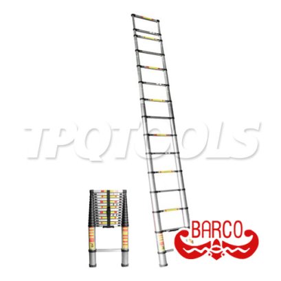 TPQ-BAMST15 บันไดยืดหดอเนกประสงค์ ทรงพาด (อลูมิเนียม) 15 ขั้น 5.9 เมตร "BARCO"