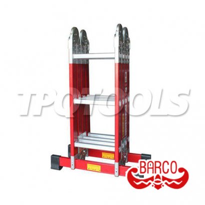 TPQ-M2(F) (4 x 3 ขั้น) บันไดไฟเบอร์กลาสอเนกประสงค์ทรง M BARCO