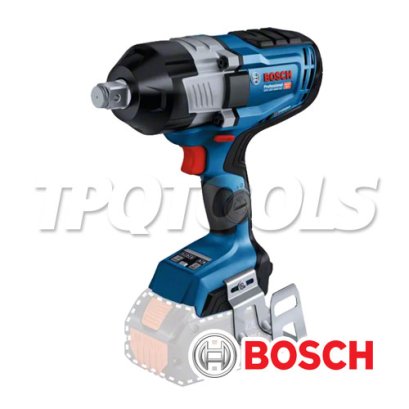 GDS18V-1600HC บล็อกกระแทกไร้สายแรงบิดสูง 18V แกน 6 หุน (3/4&quot;) ปรับแรงบิดได้ 3 ระดับ 600/1100/1600 NM. แรงบิดขัน 2200NM. ความเร็วรอบ 0-1750 รอบ/นาที TURBO BRUSHLESS MOTOR (เครื่องเปล่า) #06019M1080 BOSCH