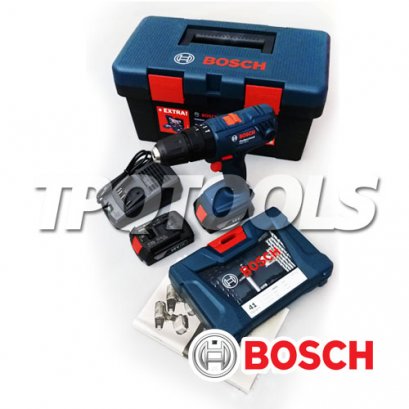 GSB180-LI+EXTRA SET (06019F83K2) ชุดสว่านไร้สาย 18V BOSCH