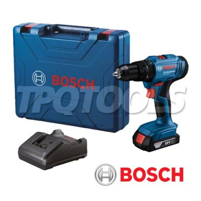 GSB183LI สว่านกระแทกไร้สาย 18V พร้อมแบตเตอรี่ 1 ก้อน 2.0AH+ แท่นชาร์จ GAL18V-20 #06019K91K1 BOSCH