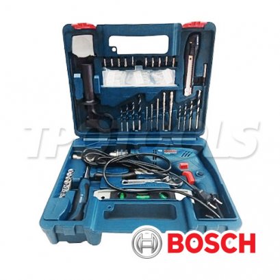 GSB600-100PC KIT สว่านกระแทก 4 หุน 600 วัตต์ พร้อมอุปกรณ์ 100 ชิ้น (06011A03K1) BOSCH