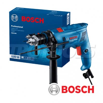GSB600 CARTON สว่านกระแทก 4 หุน (ปรับรอบ ซ้าย-ขวา) 600 วัตต์ (06011A03K0) BOSCH