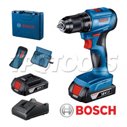 GSR 185-LI BRUSHLESS สว่านไขควงไร้สาย 18V + อุปกรณ์เสริม 23 ชิ้น (06019K30K2)