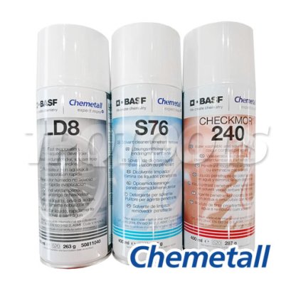 ชุดน้ำยาตรวจสอบรอยร้าว-รอยเชื่อม ELY-SPOTCHECK-SET ELY (CHEMETALL) (LD8 + S76 + CHECKMOR240)